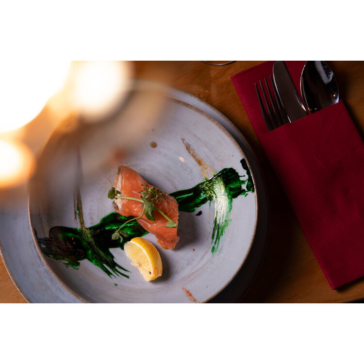 Hazel & Bos Hazel & Bos Juntos Madera diep bord, 22cm, set van 6