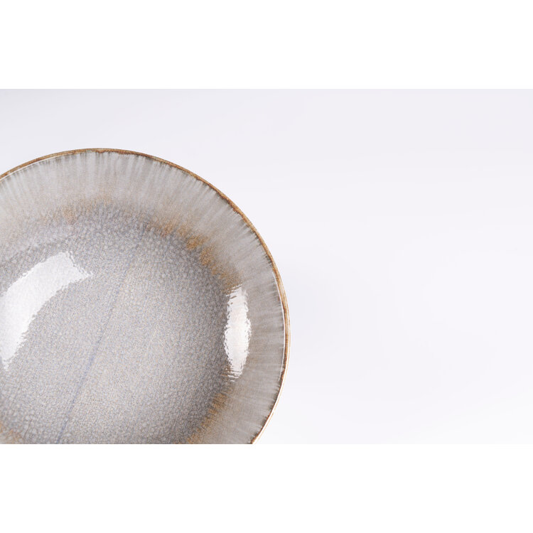 Hazel & Bos Hazel & Bos Juntos Blanco Artico diep bord, 22cm, set van 6