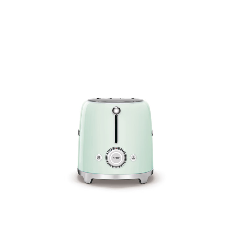 SMEG SMEG Broodrooster TSF02PGEU, 2x4 pastelgroen
