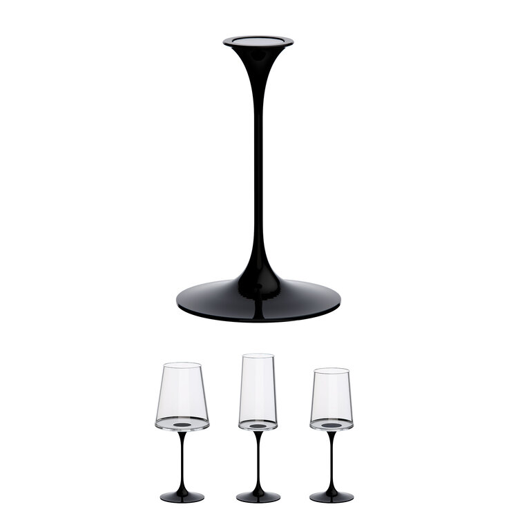 Trebonn Trebonn SplitGlass losse steel, zwart