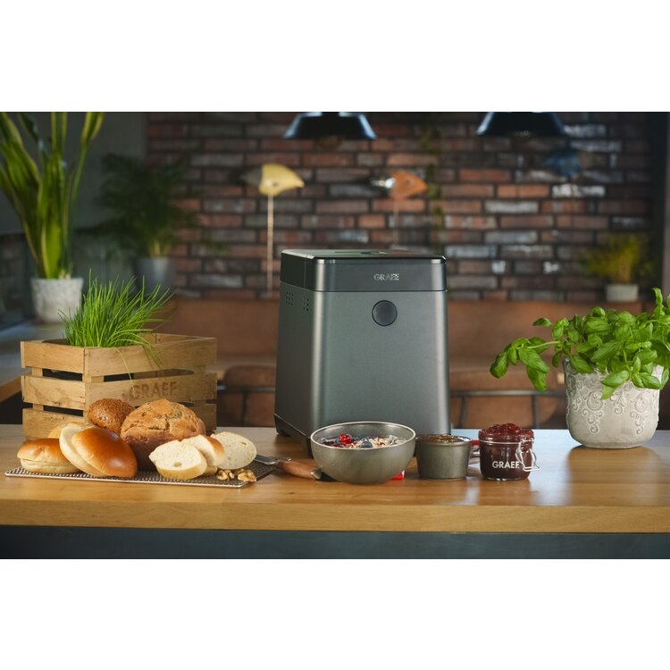 Graef Graef Broodbakmachine met 36 programmas, warmhoudfunctie, 500 - 750 gram