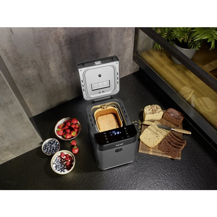 Graef Graef Broodbakmachine met 36 programmas, warmhoudfunctie, 500 - 750 gram