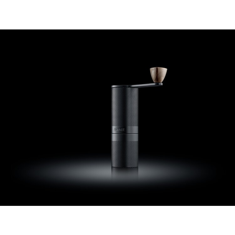 Graef Graef Koffiemolen zwart, handmatig, houten knop