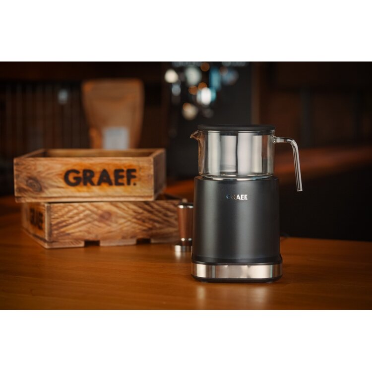 Graef Graef Melkopschuimer MS902, zwart, 400 ml