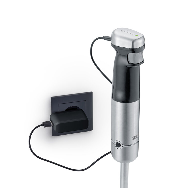 Graef Graef Staafmixer draadloos, 30 minuten looptijd, inclusief kunststof beker