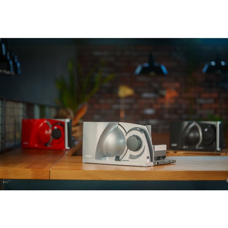 Graef Graef MYtiny Snijmachine zilver, invouwbaar, snijdikte tot 15 mm