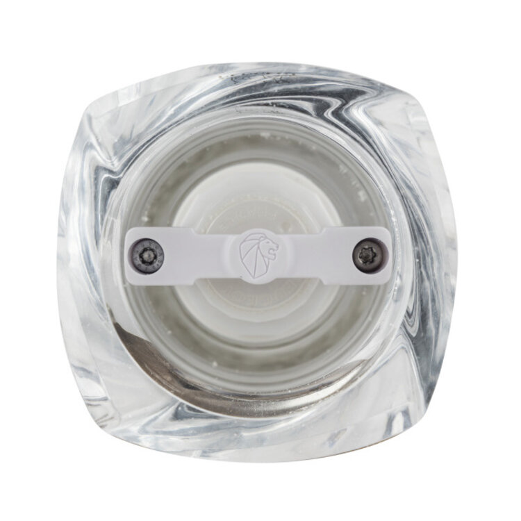 Peugeot Peugeot Molène zoutmolen 14 cm, transparant, vochtig zout, zirlion maalwerk