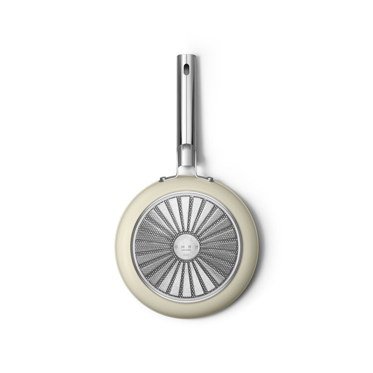 SMEG SMEG Koekenpan Crème, 24 cm, FPF2402CRM