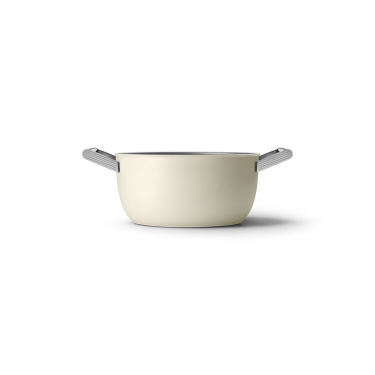 SMEG SMEG Braadpan Crème, 24 cm, CSF2412CRM