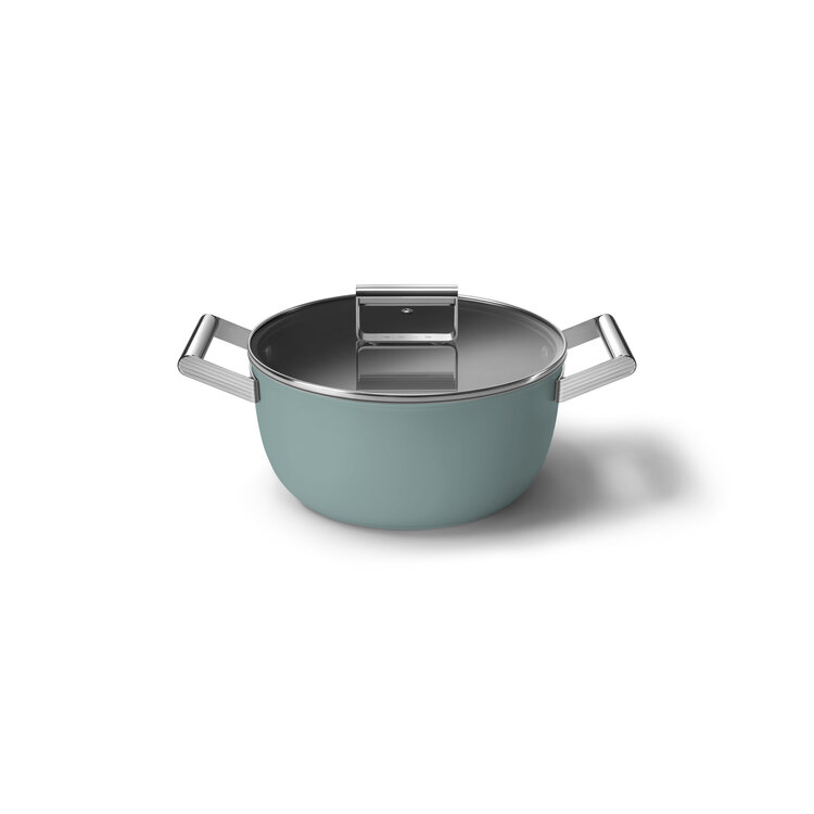 SMEG SMEG Braadpan Emerald Green, 24 cm, CSF2412EGM