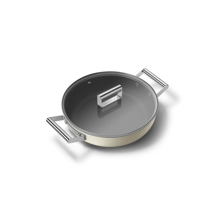 SMEG SMEG Deeppan Crème, 28 cm, DPF2812CRM