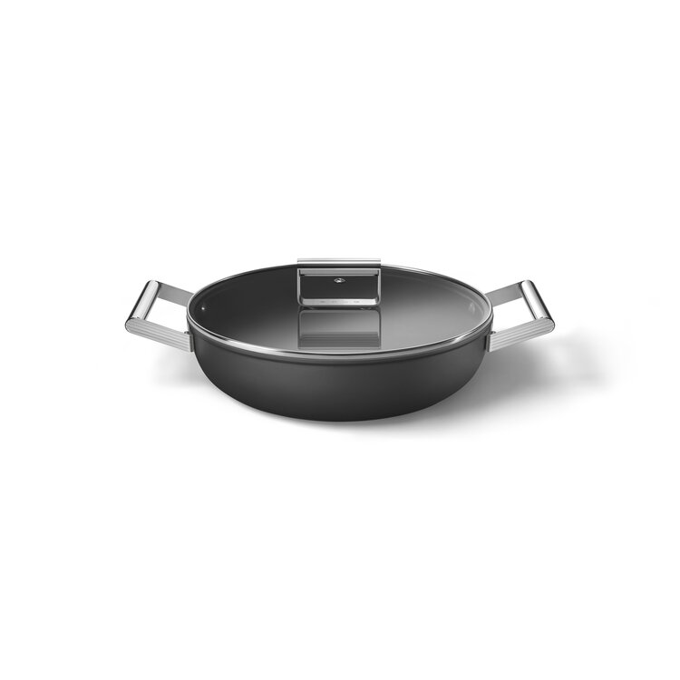 SMEG SMEG Deeppan Mat Zwart, 28 cm, DPF2812BLM