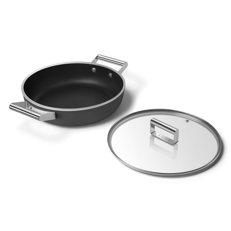 SMEG SMEG Deeppan Mat Zwart, 28 cm, DPF2812BLM