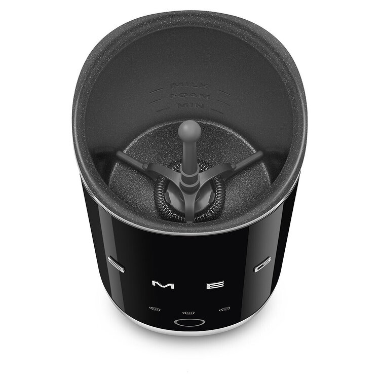 SMEG Smeg Melkopschuimer MFF02BLEU, zwart