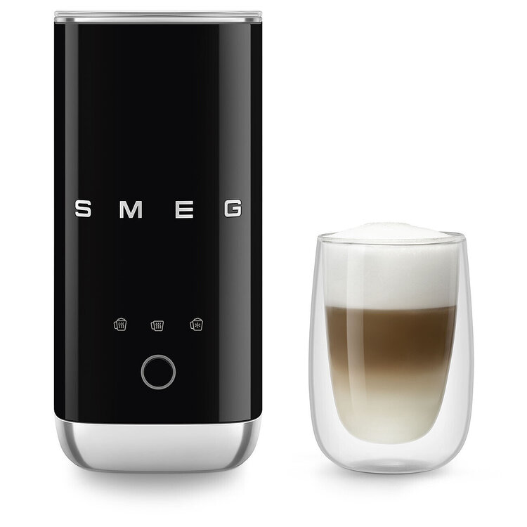 SMEG Smeg Melkopschuimer MFF02BLEU, zwart