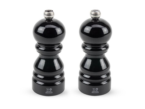 Peugeot Paris Peper- en zoutmolen 12cm, Zwart gelakt