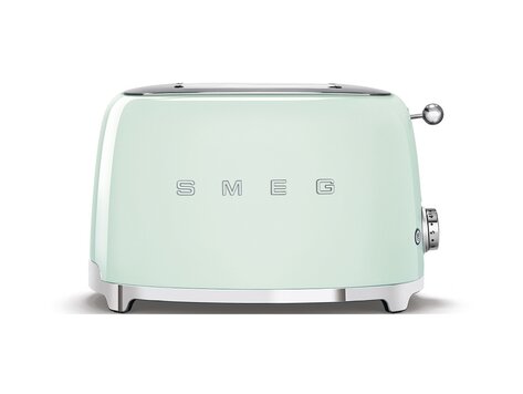 SMEG Broodrooster, 2-slots watergroen, TSF01PGEU