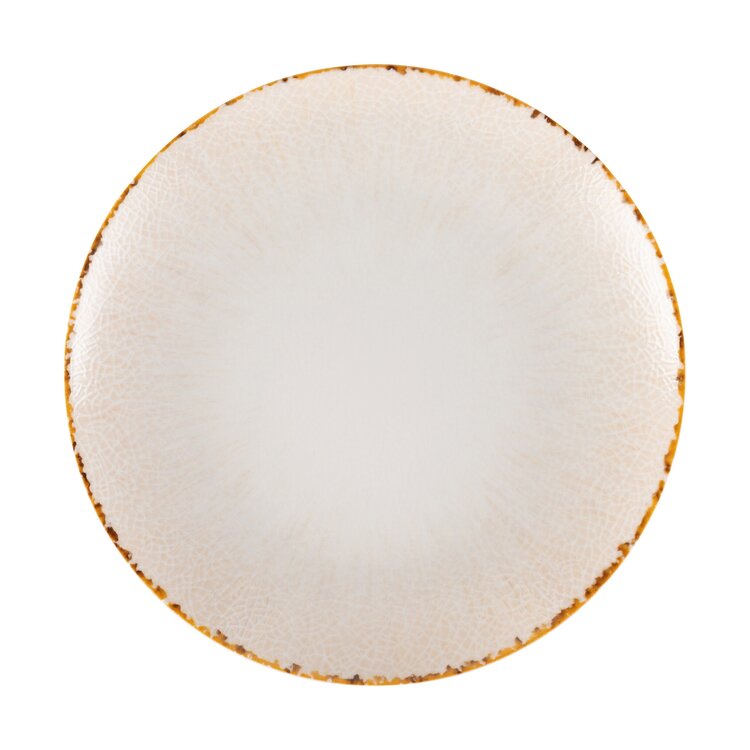 Hazel & Bos Hazel & Bos Juntos artesanal dinerbord, 27 cm, set van 6, porselein