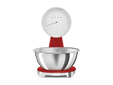 SMEG weegschaal, rood, KSF01RDWW