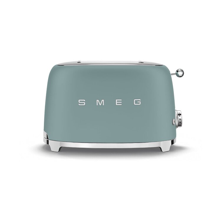SMEG SMEG Broodrooster, 2-slots Emerald Green, TSF01EGMEU
