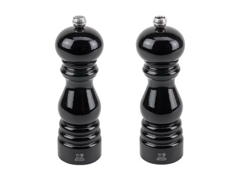 Peugeot Paris Peper- en zoutmolen 18cm, Zwart gelakt