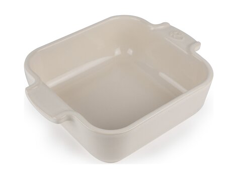 Peugeot Appolia ovenschaal 18 cm, ecru, vierkant