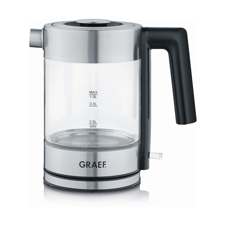 Graef Graef waterkoker glas, 1 l, ledverlichting