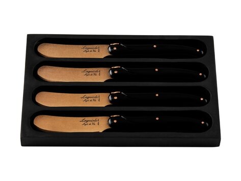 Laguiole Style de Vie Prestige Line botermes 4-delig koper