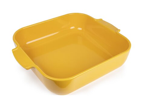 Peugeot Appolia ovenschaal 36 cm, saffraangeel, vierkant
