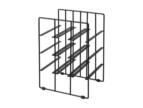 Blomus Wijnrek PILARE zwart, voor 9 flessen