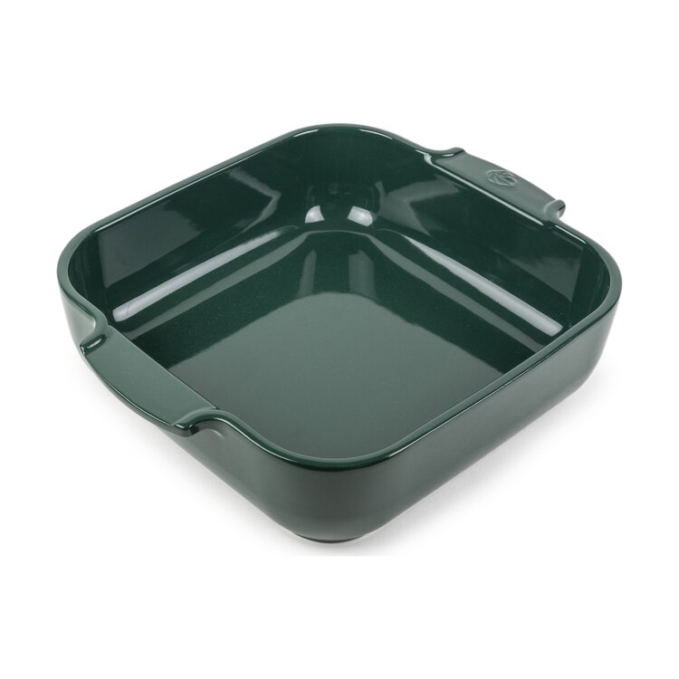 Peugeot Peugeot Appolia ovenschaal vierkant 28 cm, bosgroen, keramiek