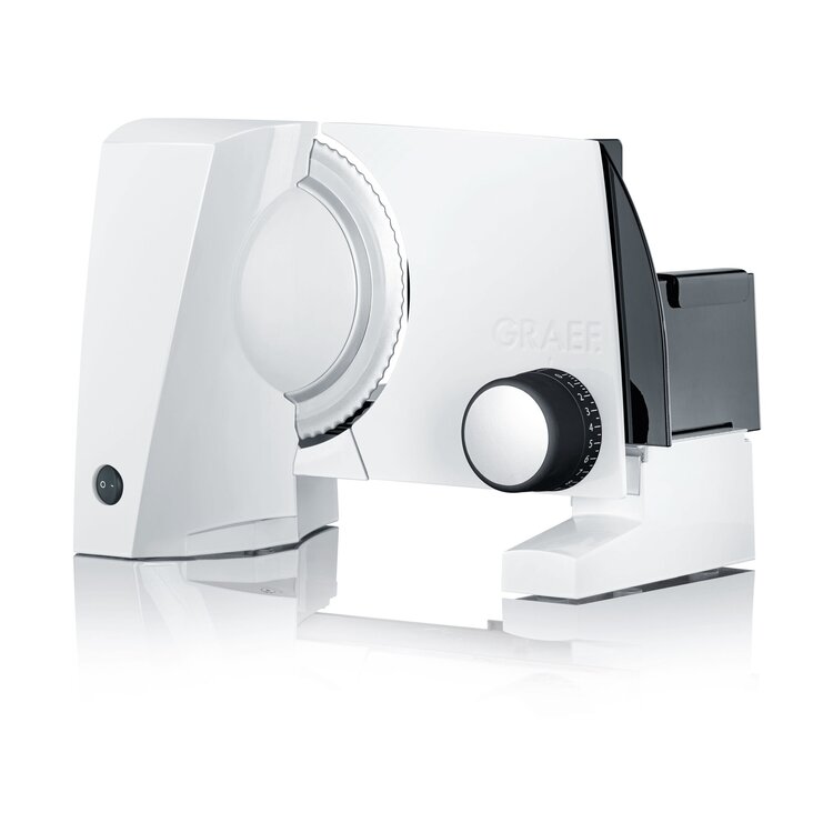 Graef Graef snijmachine Sliced Kitchen wit, elektrisch, met voet