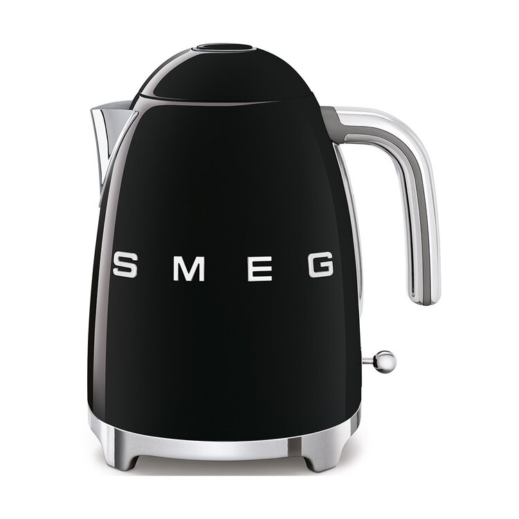 SMEG SMEG Waterkoker KLF03BLEU, 1,7 liter zwart
