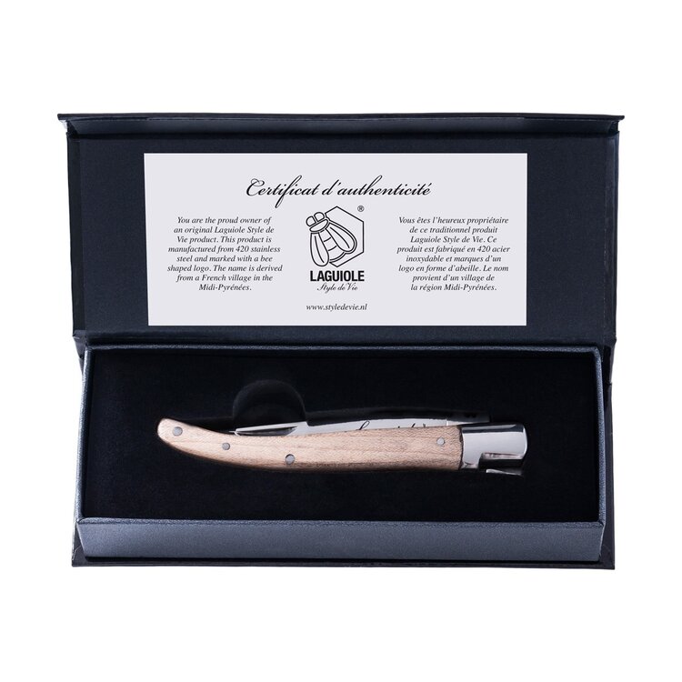 Laguiole Style de Vie Laguiole Style de Vie zakmes esdoorn