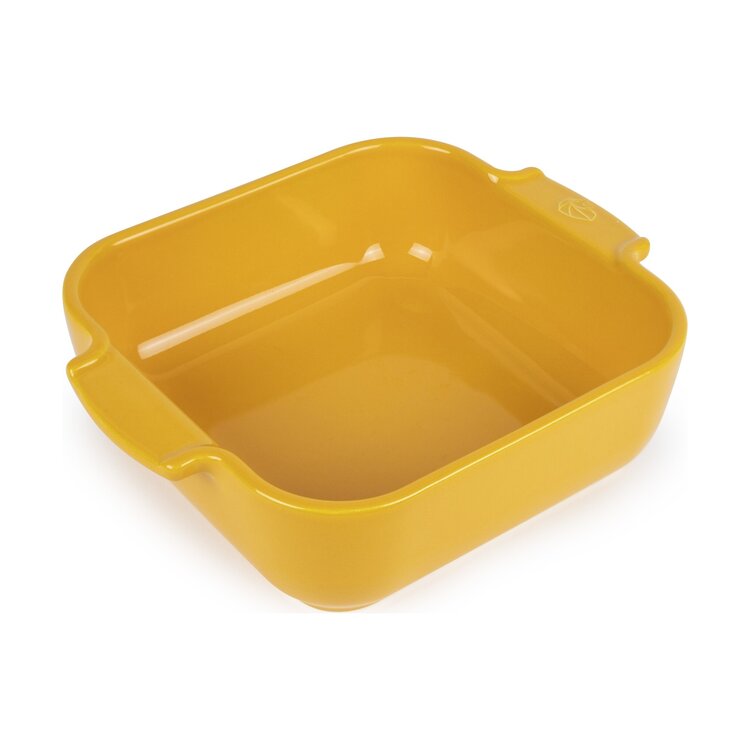 Peugeot Peugeot Appolia ovenschaal 21 cm, saffraangeel, vierkant