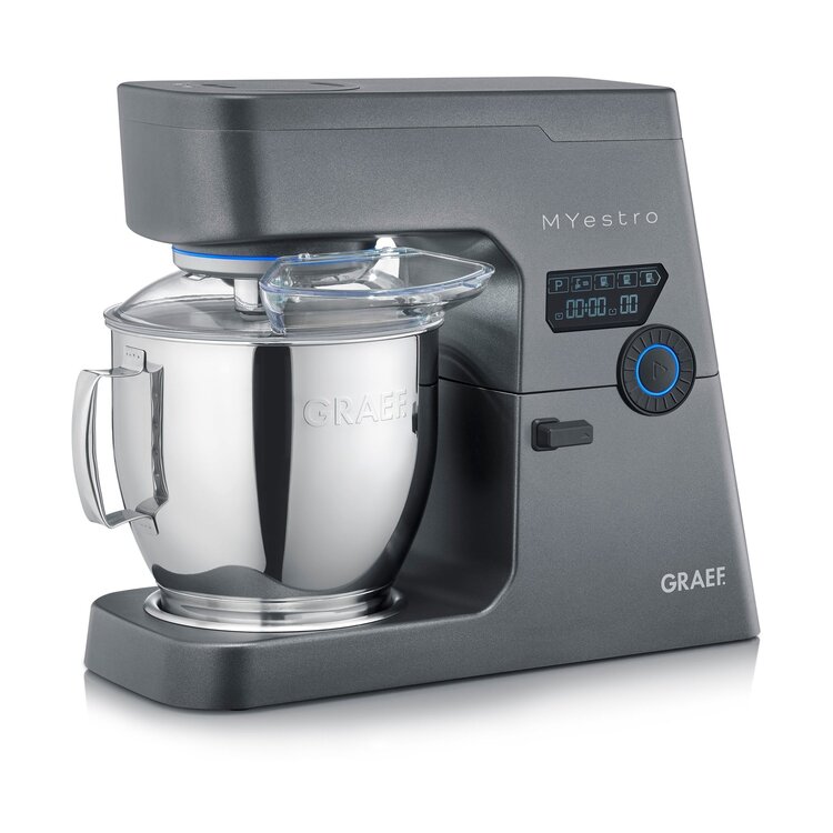 Graef Graef keukenmachine MYestro, grijs/zwart, 10 standen