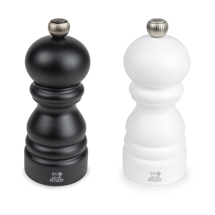 Peugeot Peugeot Paris Peper- en zoutmolen 12cm, Wit en Zwart