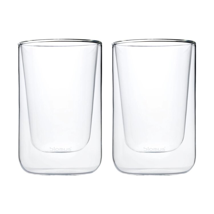 Blomus Set van 2 cappuccinoglazen NERO
