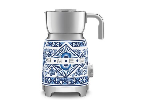 SMEG Melkopschuimer, Dolce & Gabbana, Blu Mediterraneo, MFF01DGBEU