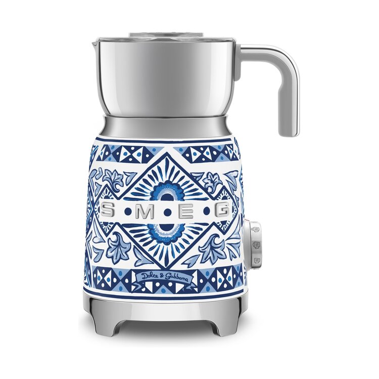 SMEG SMEG Dolce & Gabbana Melkopschuimer MFF01DGBEU, Blu Mediterraneo
