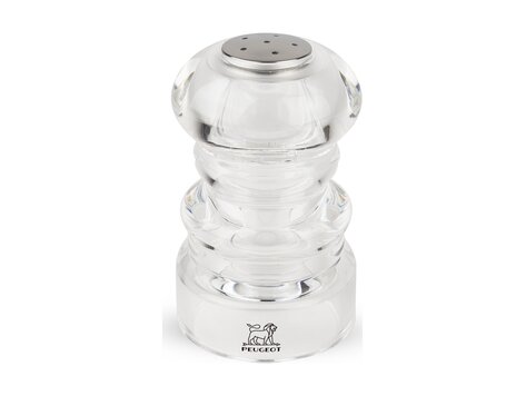 Peugeot Nancy zoutstrooier 9 cm, transparant