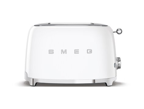 SMEG Broodrooster, 2-slots wit, TSF01WHEU
