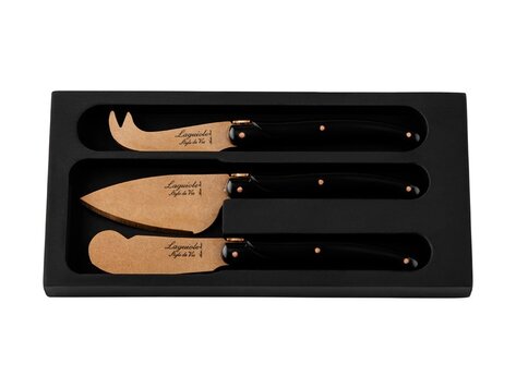 Laguiole Style de Vie Prestige Line kaasmessenset 3-delig koper