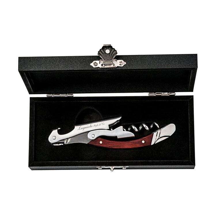 Laguiole Style de Vie Laguiole Style de Vie kurkentrekker rood pakkahout