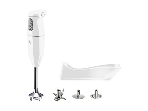 Bamix Cordless PLUS staafmixer wit
