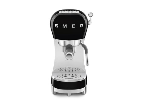 SMEG Espressomachine, zwart, ECF02BLEU