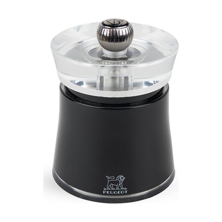Peugeot Peugeot Bali pepermolen 8 cm, zwart, acryl