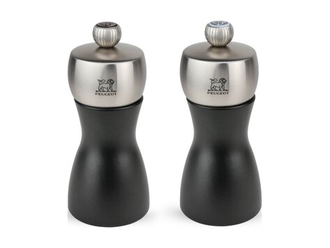 Peugeot Fidji peper- en zoutmolen 12 cm, mat zwart