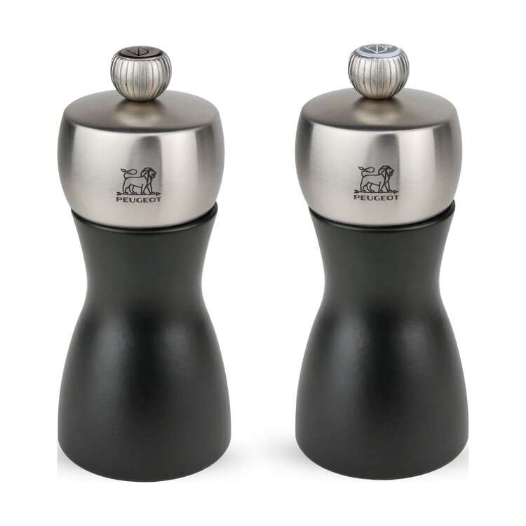Peugeot Peugeot Fidji peper- en zoutmolen 12 cm, mat zwart, hout