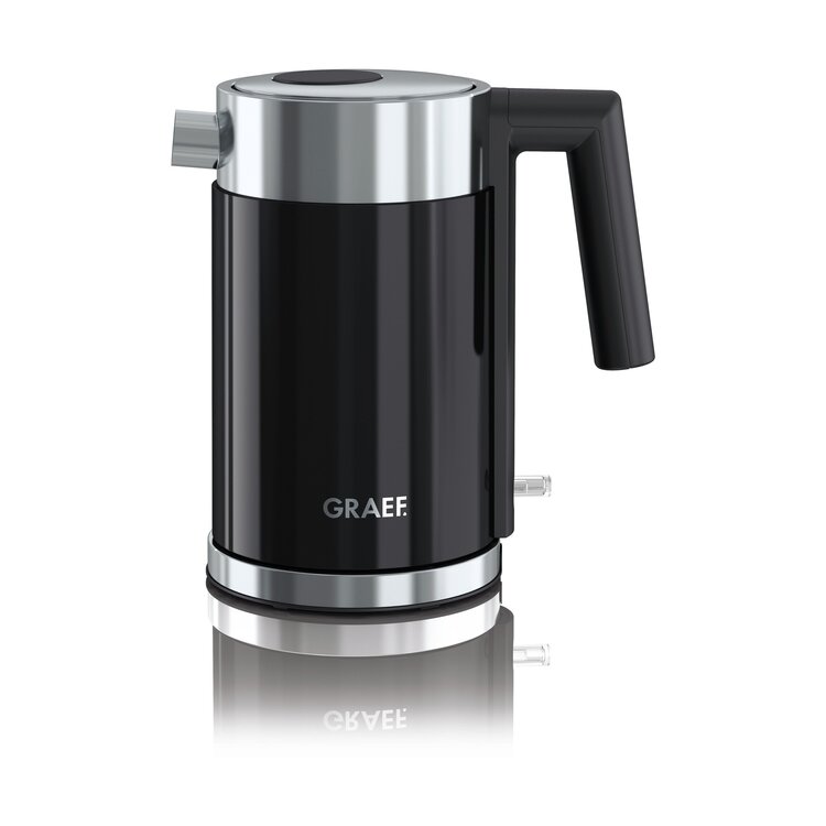 Graef Graef waterkoker zwart, 1 l, dubbelwandig